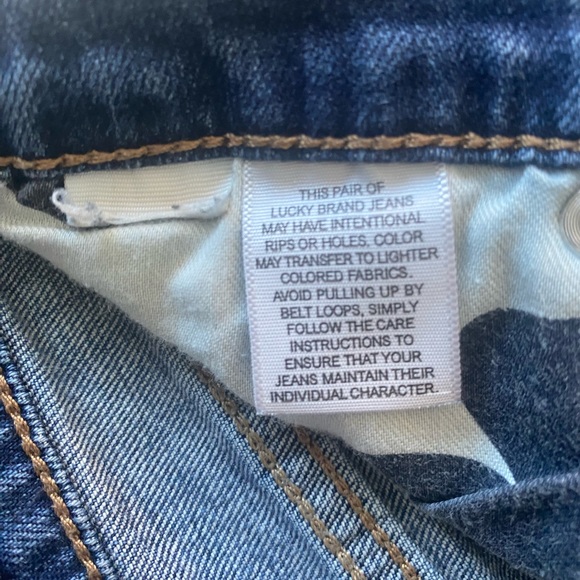 Lucky Brand Denim Shorts Size 12 - The Roll Up - Picture 7 of 14